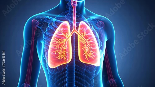 Explore the intricate structure and function of the human lungs in high quality stock visuals showcasing respiratory anatomy and health