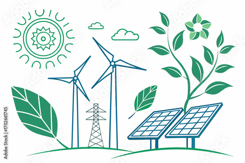 wind turbine and plant