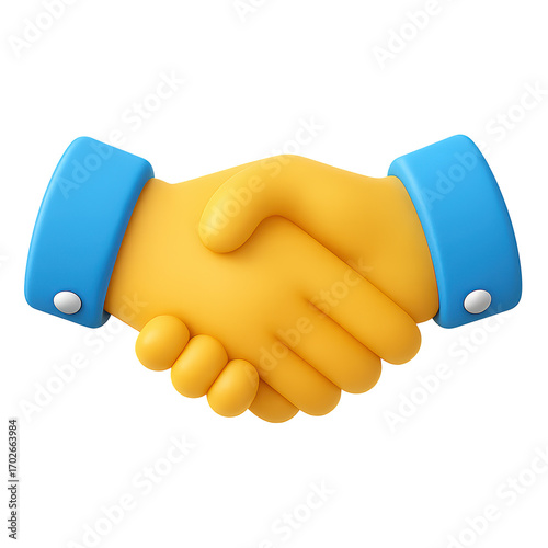 Handshake 3D icon