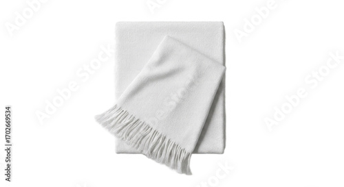 White Textured Fabric Bundle on White Background: Seamless Pattern Design for Textile Projects, Packaging, and Branding