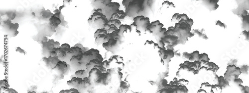 Dramatic textured background of storm clouds in grayscale composition
