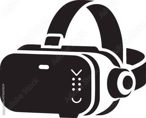 Virtual Reality Headset Silhouette