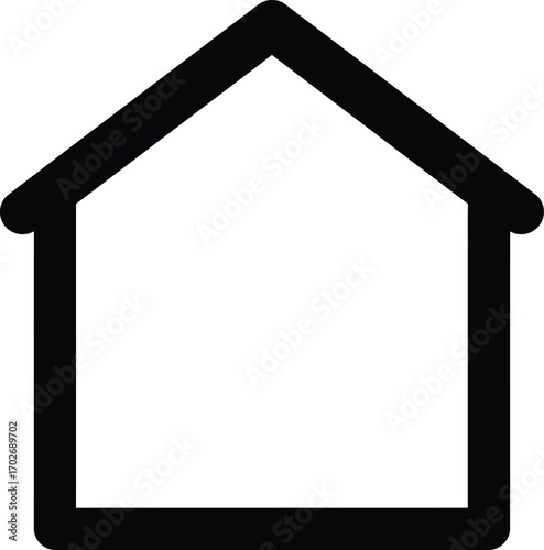 Home House Symbol Symbol Vector Design Illustration