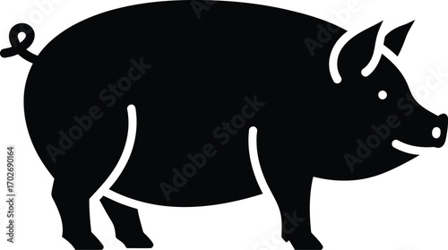 pig vector icon