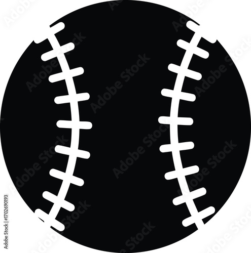 baseball ball vector symbol