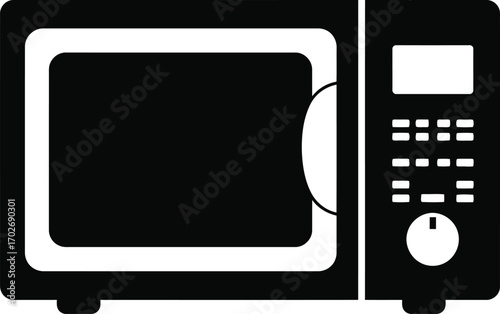microwave vector symbol