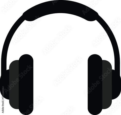 headphones vector icon Isolated on White Background