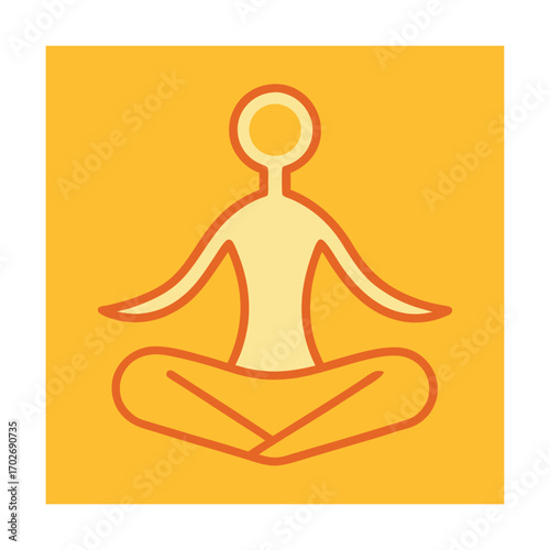 Yoga pose meditation