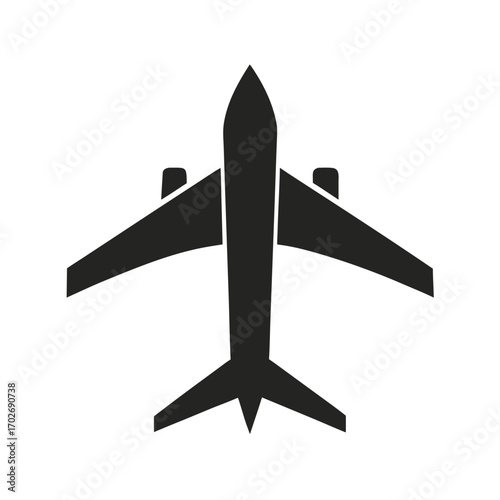 Jetliner silhouette