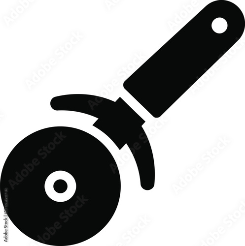 pizza cutter vector icon