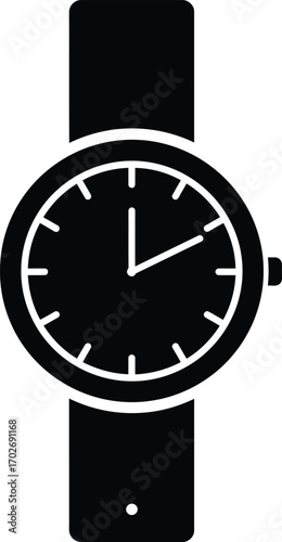 wrist watch vector icon Isolated on White Background