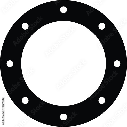 Vector porthole vector icon Design