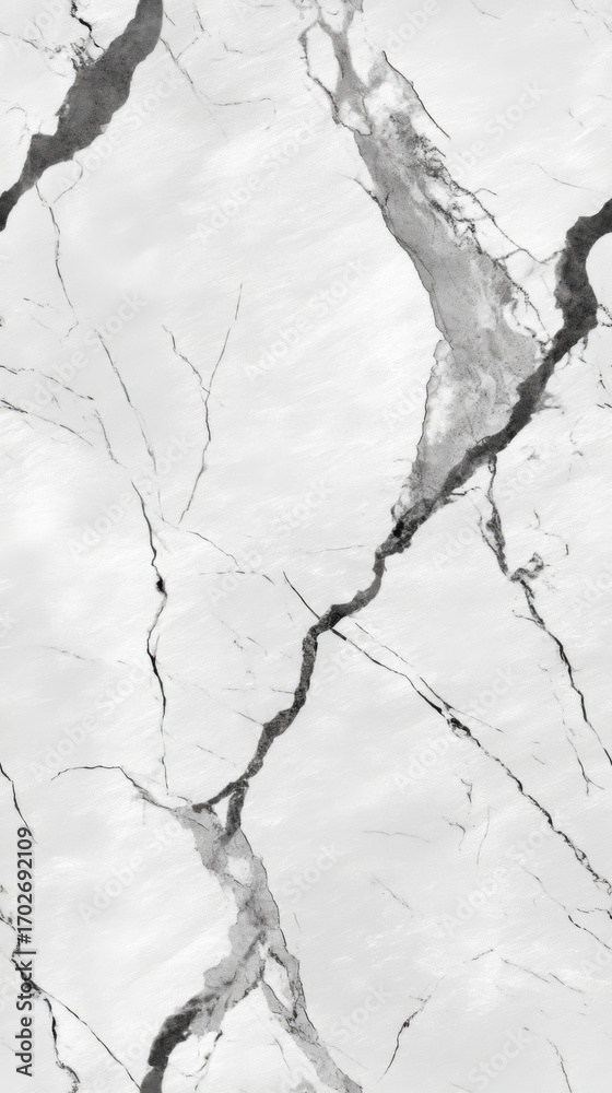 Fototapeta premium A white marble effect pattern with intricate organic veins, varying in thickness and direction,