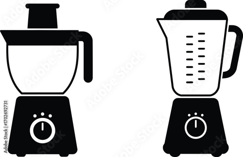 food processor. blender vector symbol