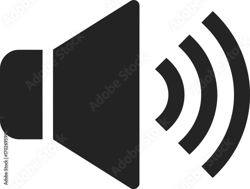 Speaker Volume Symbol Symbol Vector Design Illustration