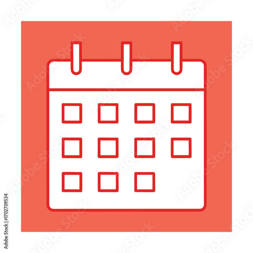 Calendar icon simple