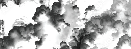 Heavy moody storm cloud texture illustrating abstract atmospheric patterns