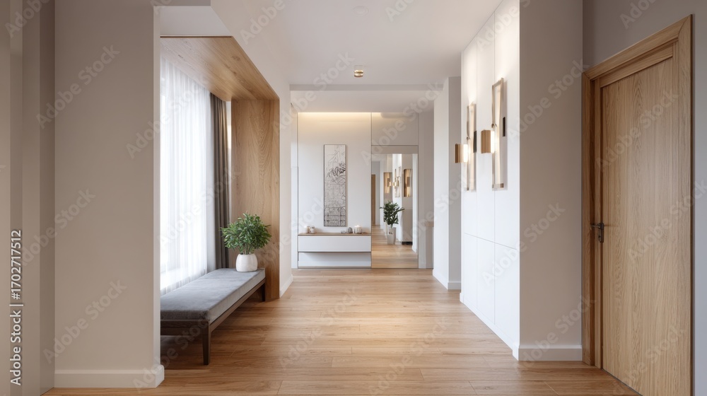 Obraz premium corridor in a hotel