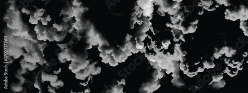 Ominous smoky atmospheric background with rolling stormy cloud texture