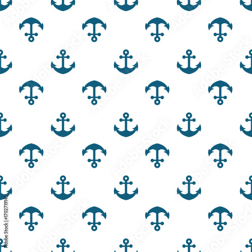 Seamless pattern nautical theme