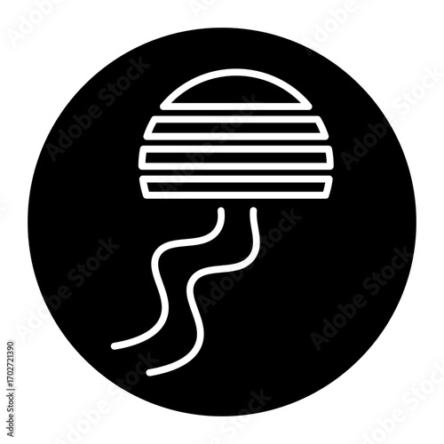 retro wave horizon ghlyp icon