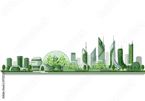 Green Cityscape: Eco-Friendly Urban Design.