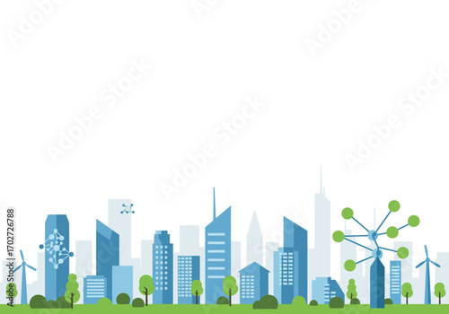 Sustainable Cityscape: Eco-Friendly Urban Design.