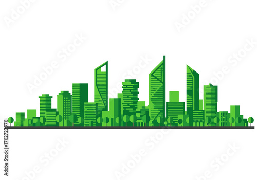 Green Cityscape: Eco-Friendly Urban Design.