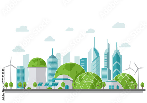 Eco-Friendly Cityscape: Sustainable Urban Design.