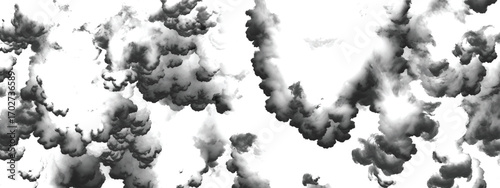 Dramatic atmospheric formation of clouds creating a powerful visual effect