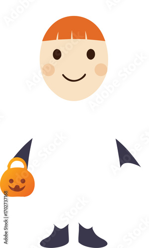 halloween pumpkin with a smile