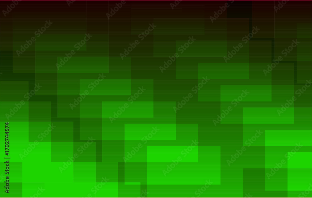 Obraz premium Abstract Green Gradient Pixelated Vector Background