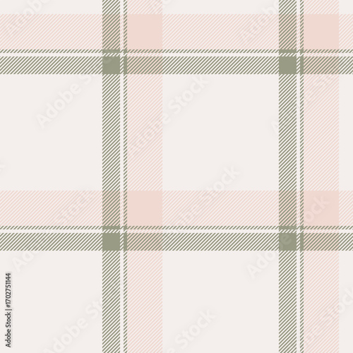 Elegant blush pink and sage green plaid pattern.  Perfect for textile design, fashion, home decor, or website backgrounds. This subtle yet stylish texture evokes feelings of warmth and sophistication.