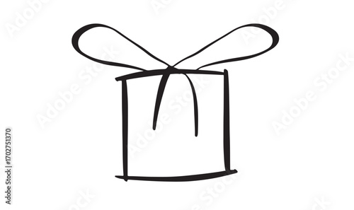 Gift box drawing element black color object icon gift box award present surprise merry christmas xmas happy new year black friday happy birthday merry christmas birthday anniversary black friday art