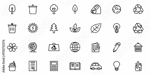 Go Green Concept Art: Sustainable Living, Clean Energy, and Eco-Friendly Practices for a Better Future, Featuring Nature and Recycling Icons