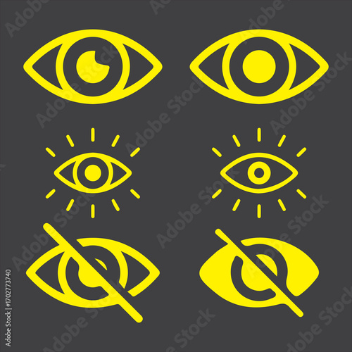 Eye symbol for privacy and loyality
