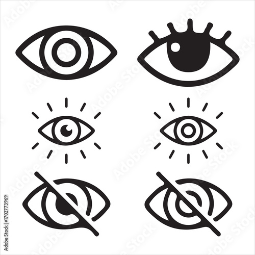 Eye symbol for privacy and loyality