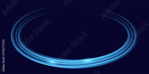 City road car light trails motion background. Illustration of light ray, stripe line with blue light, speed motion background.