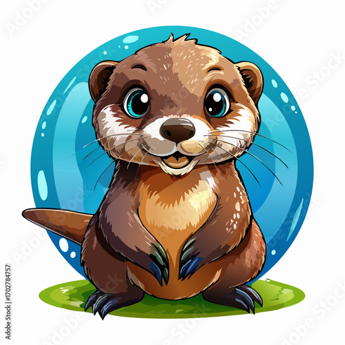 Niedliches Otterbaby