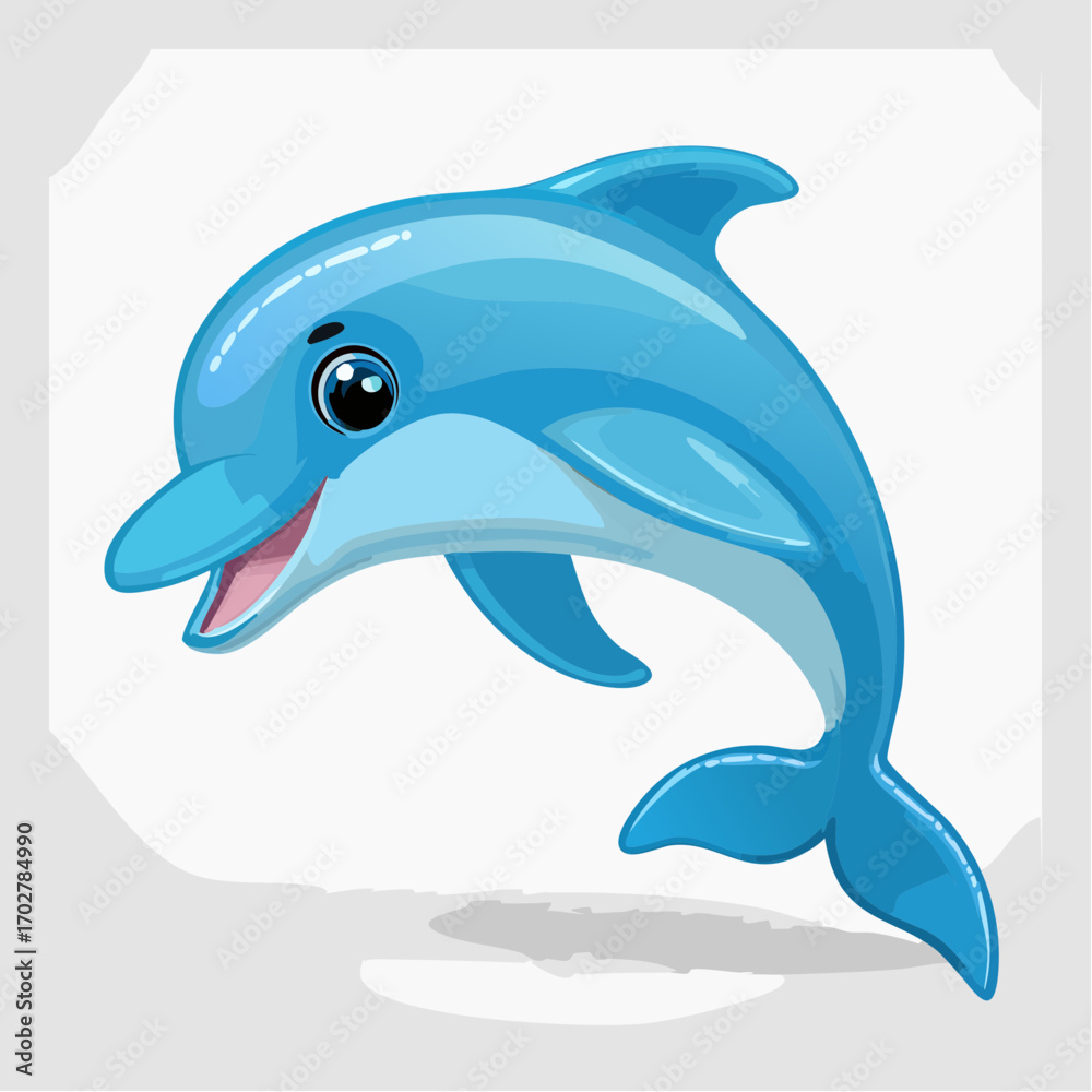 Fototapeta premium Niedlicher Delfin