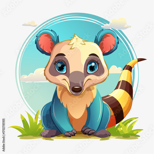 Niedlicher Ameisenbär