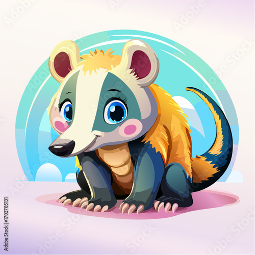 Niedlicher Ameisenbär