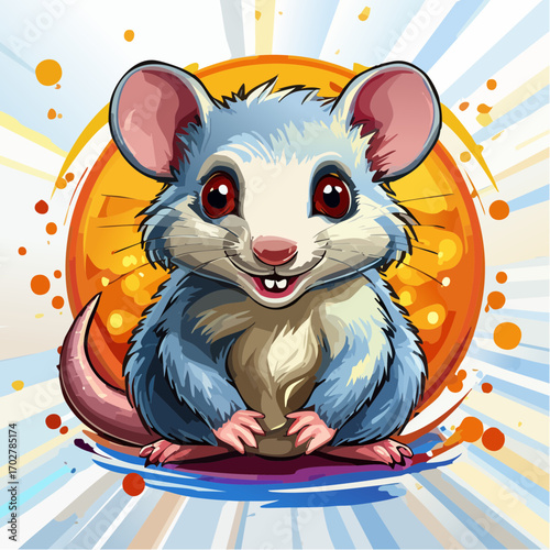Niedliches Opossum 