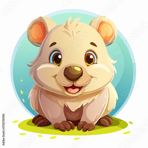 Niedlicher Wombat
