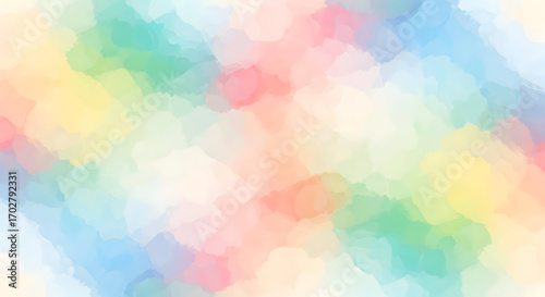 Wallpaper Mural Pastel Watercolor Wash Background Texture Torontodigital.ca