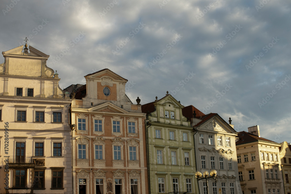 Fototapeta premium Facade of a historic building. Cultural heritage and architectural detail in an urban environment. 