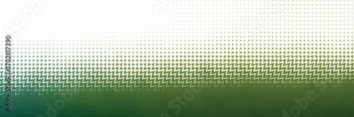 Abstract digital pattern with binary code flowing and transforming into a green gradient background representing data and technology