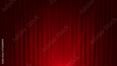 This stock motion graphic video include  clip of  Red Curtain Background Loop