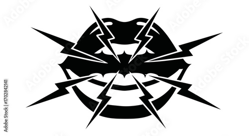 Electric eloquence a symbol of amplified expression and potent pronouncements