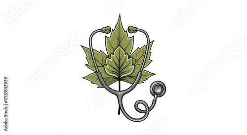 Nature's remedy a healthcare blend illustrating ecological wellness and medicinal connection